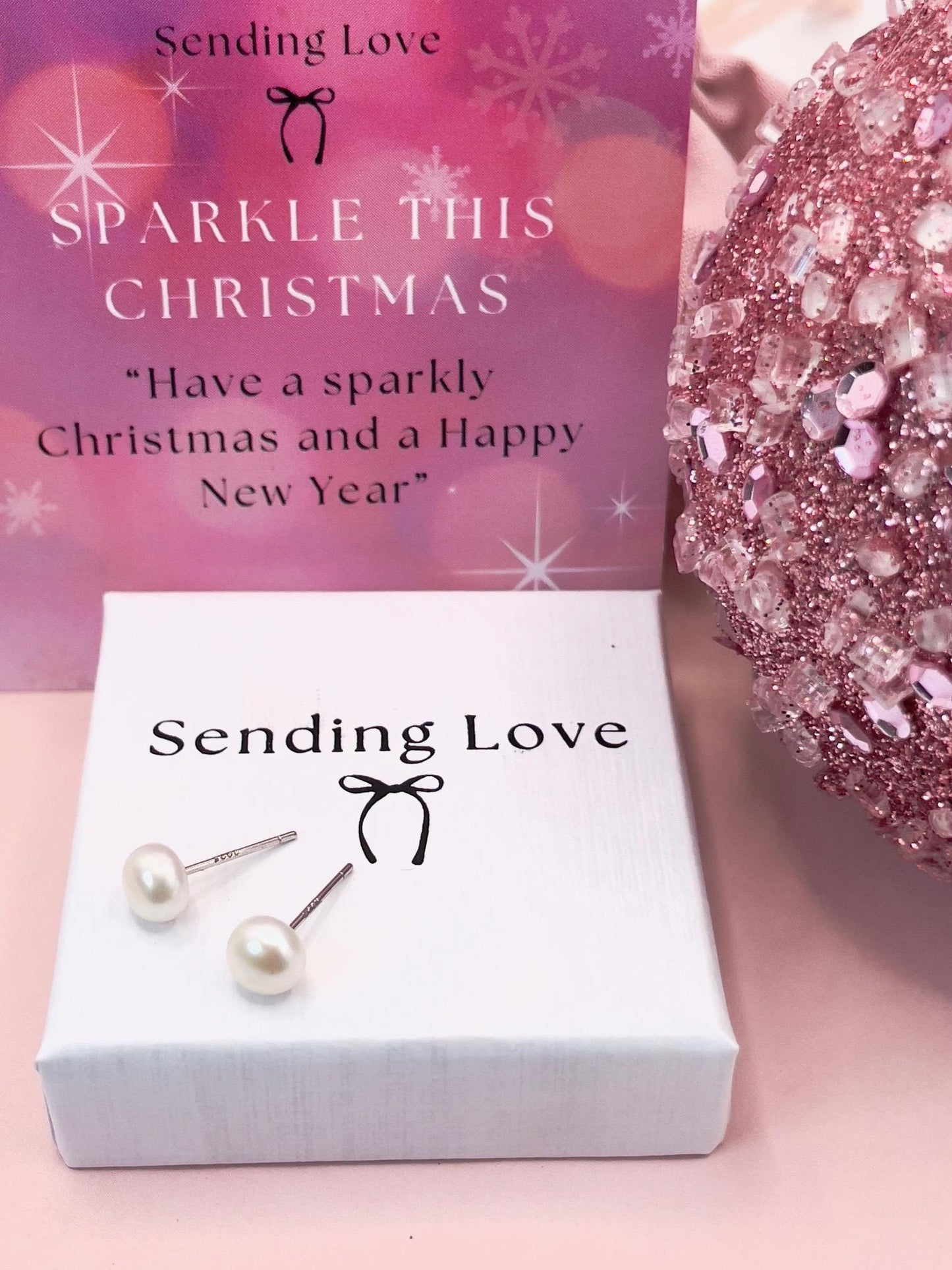 Freshwater Pearl Stud Earrings: Sterling Silver Minimalist Style