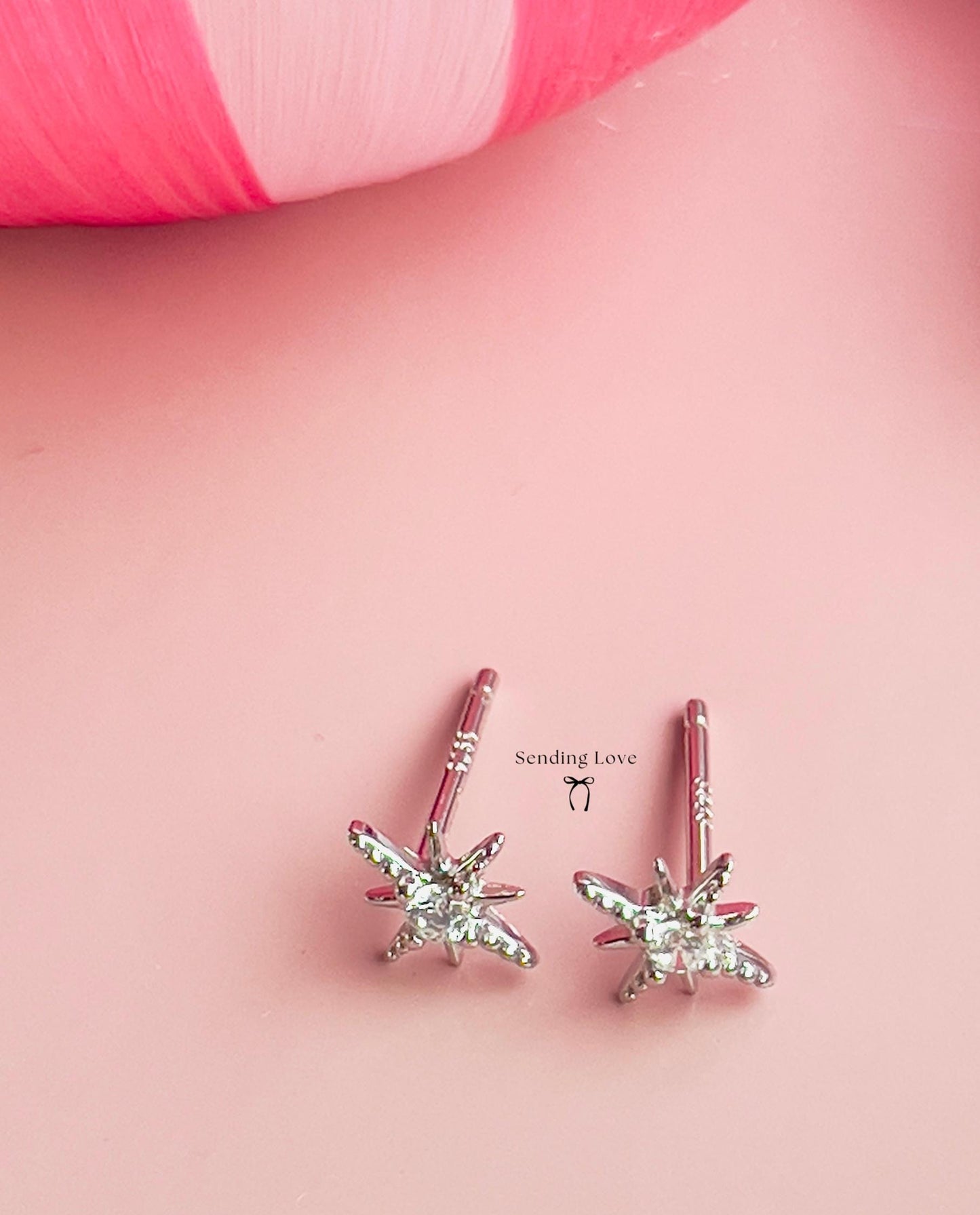 Sterling Silver Star Earrings | Dainty Star Studs | Christmas Stocking Filler Gift | Secret Santa Jewellery | Christmas Gift for Her