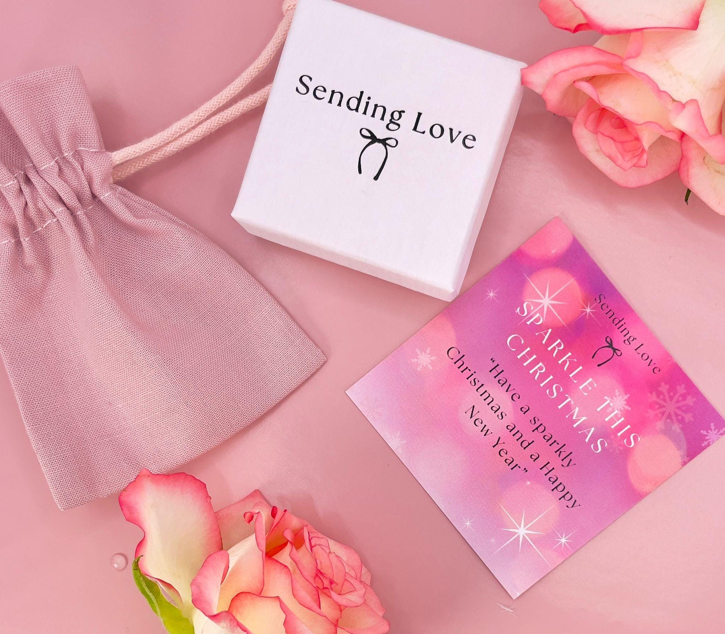 Heart Charm Hoop Earrings | Gold or Silver Hoops with Heart Pendant | Romantic Jewellery Gift | Christmas Stocking Filler | Everyday Dainty