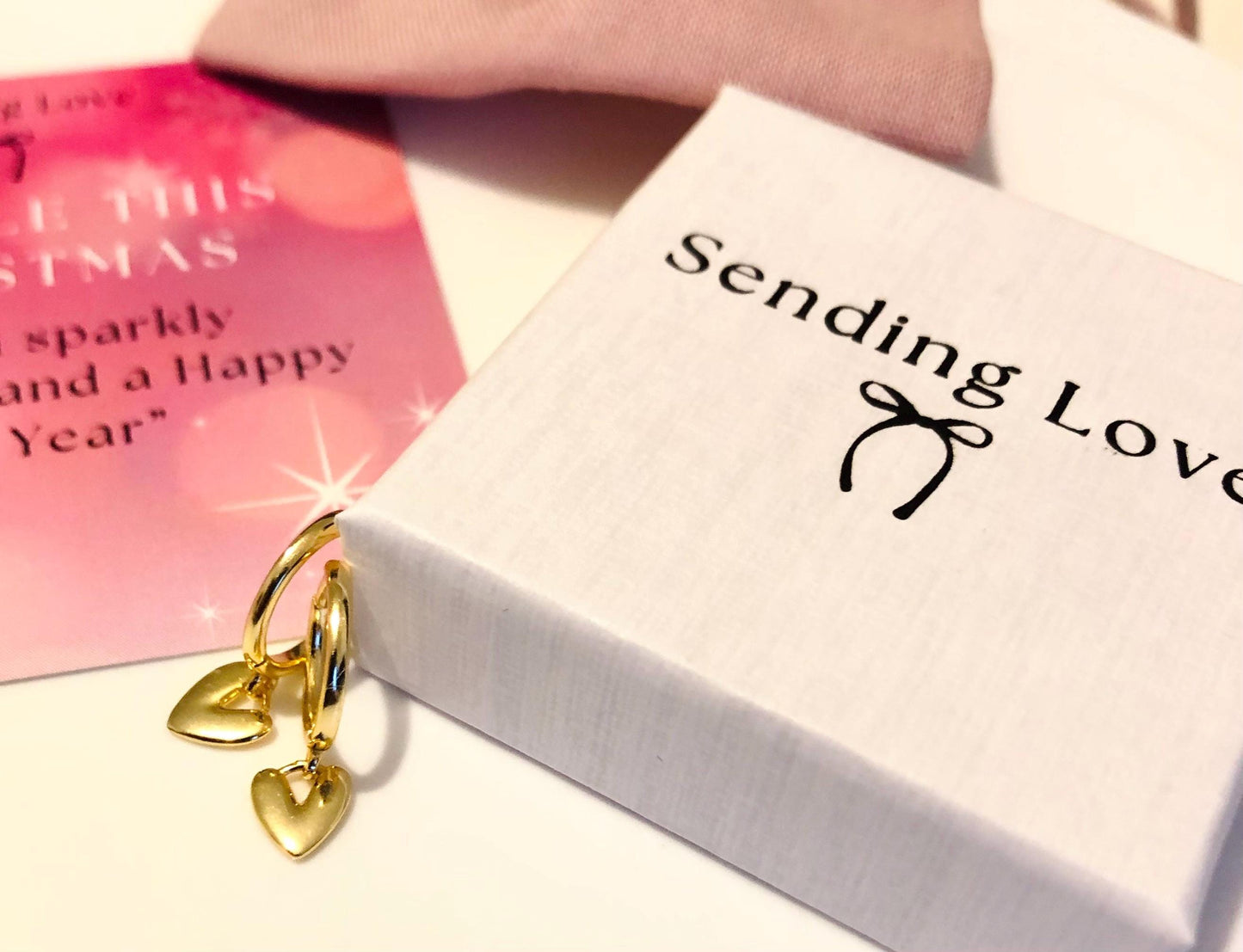 Heart earrings, heart shape earrings gift, 925 silver heart hoops, Bridesmaids gifts, earrings for her, bridesmaid's gift earrings
