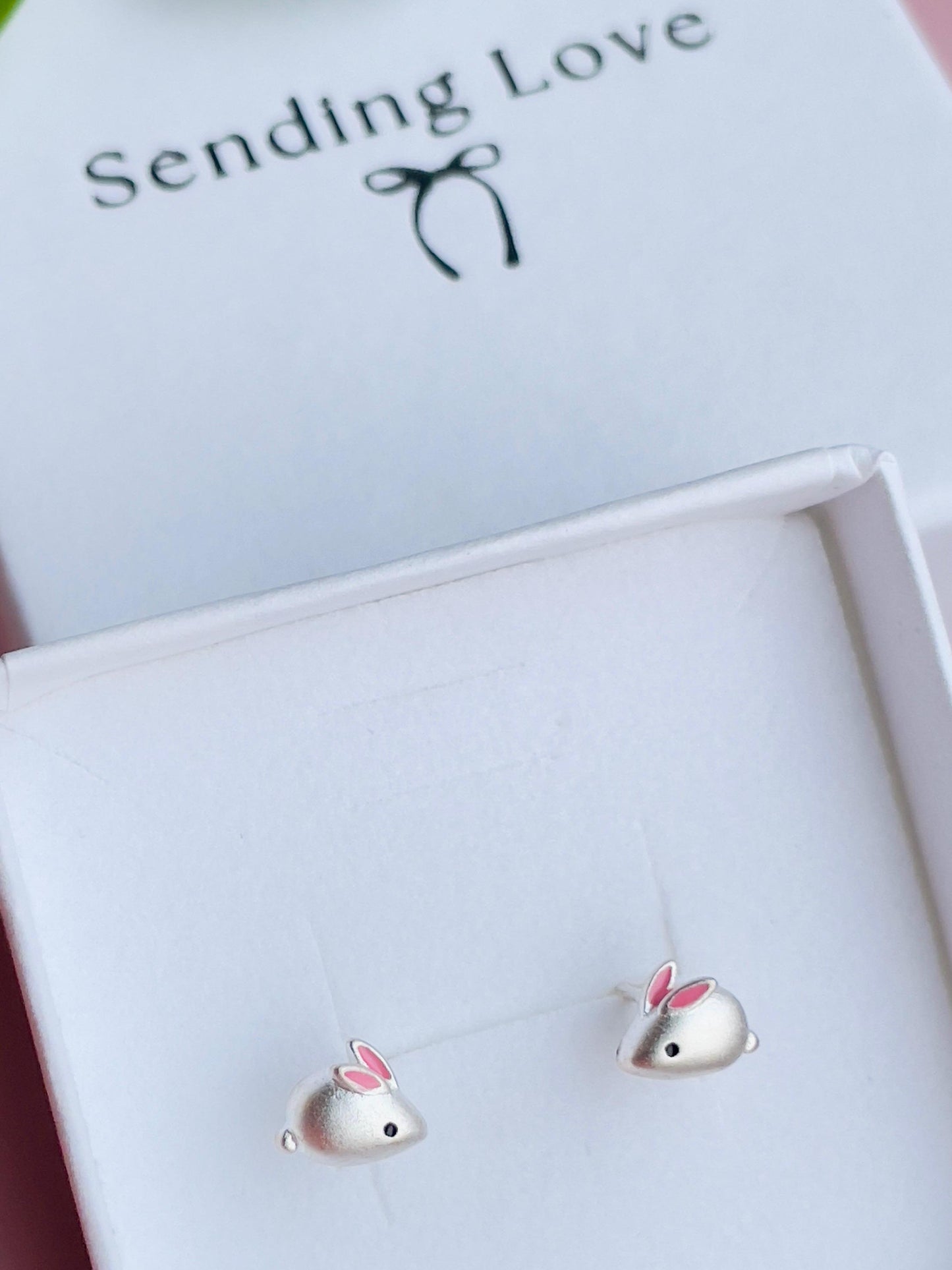 Sterling Silver Mouse Earringsr | Tiny Studs for Girls | Christmas Stocking Filler Jewellery | Children’s Earrings Gift | little girls gifts