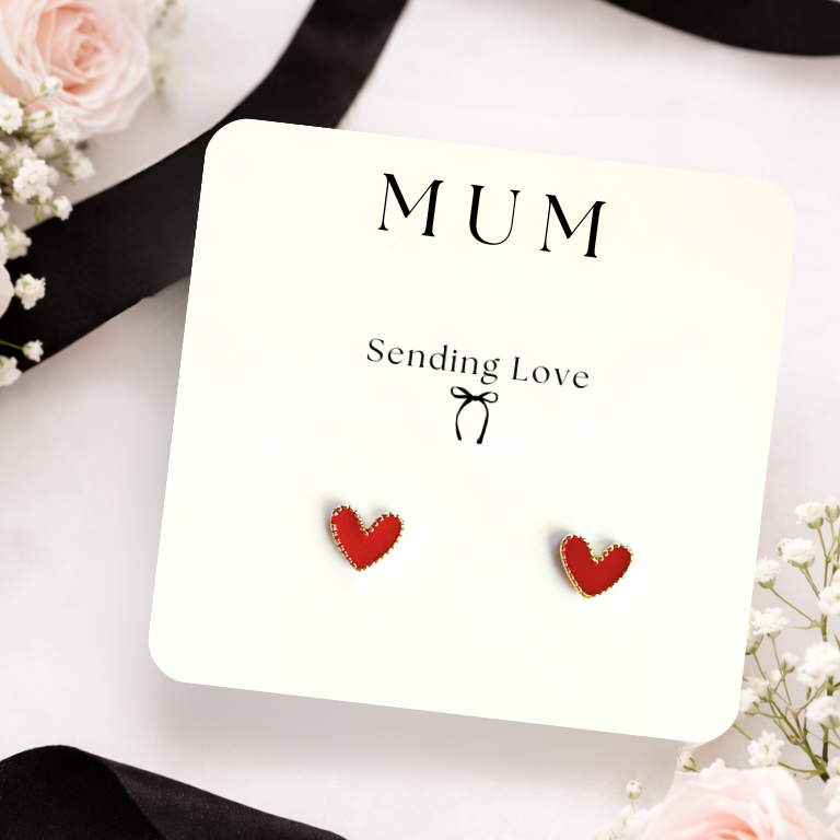 Heart Earrings Gift for Mum| Earrings gifts for Mum
