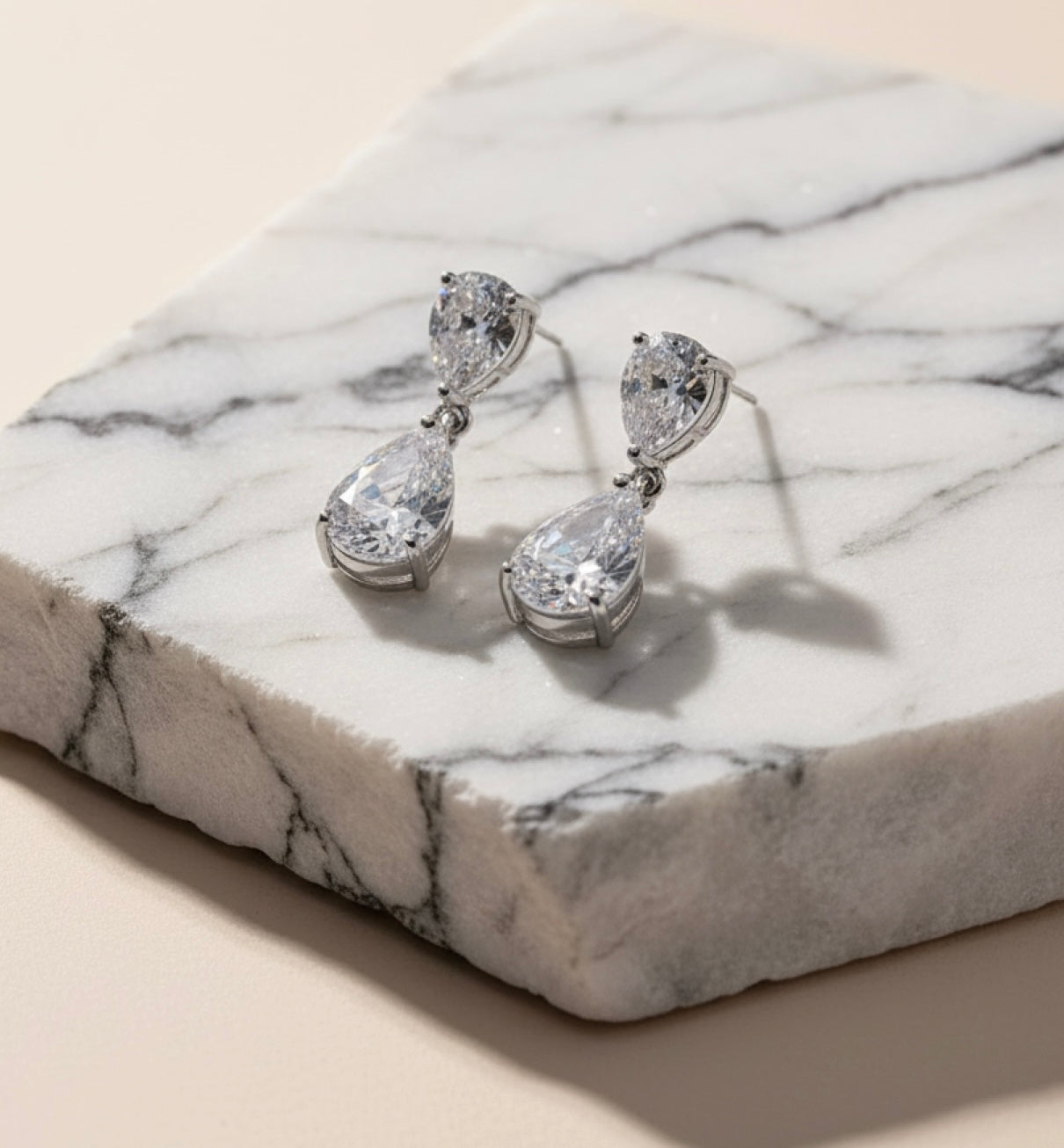 Teardrop Earrings for Wedding Guest | Sending Love